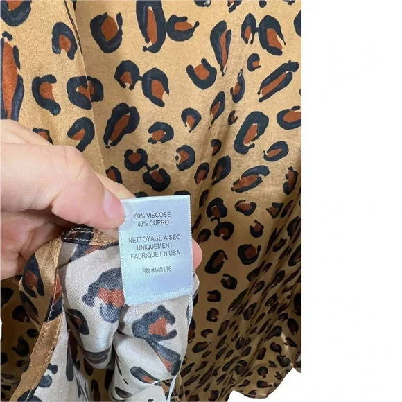 ROSETTA GETTY Leopard Print Relaxed Shirt - Picture 9 of 9